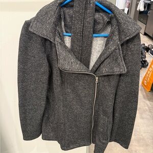 Charlotte Russe Charcoal Teddy Jacket
